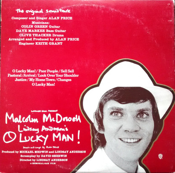 Alan Price : O Lucky Man! - Original Soundtrack (LP, Album, San)