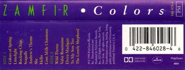 Gheorghe Zamfir : Colors (Cass, Comp)