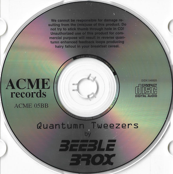 BeebleBrox - Quantumn Tweezers (CD) (VG) - Endless Media