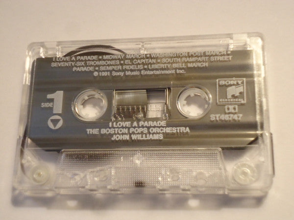 Boston Pops Orchestra Conducted By John Williams (4) : I Love A Parade (Cass, Album)