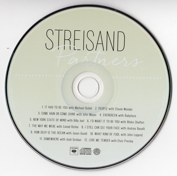 Barbra Streisand : Partners (2xCD, Album, Tar)