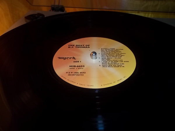 B.J. Thomas - The Best Of B.J. Thomas (LP) (VG) - Endless Media