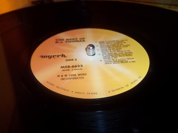 B.J. Thomas - The Best Of B.J. Thomas (LP) (VG) - Endless Media