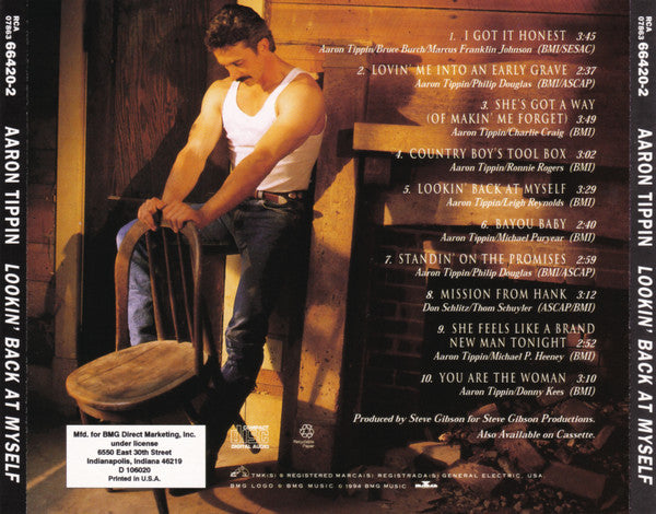Aaron Tippin : Lookin' Back At Myself (CD, Album)