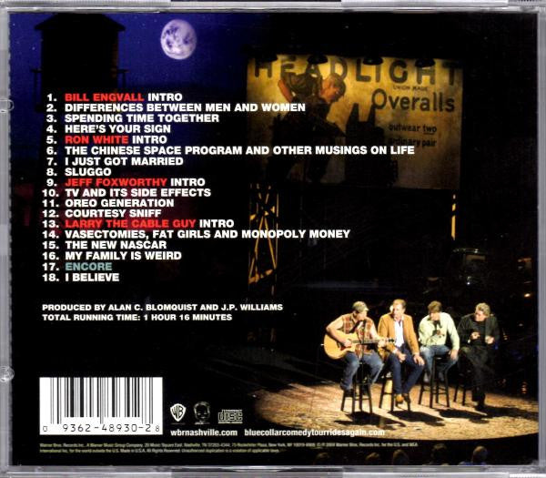 Jeff Foxworthy / Larry The Cable Guy / Bill Engvall / Ron White (4) : Blue Collar Comedy Tour Rides Again (CD, Album)