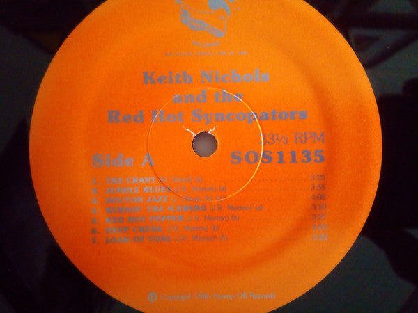 Keith Nichols And The Red Hot Syncopators : Doctors Jazz (LP, Album)