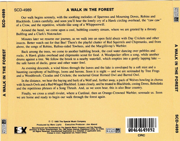No Artist : A Walk In The Forest (CD, Club)