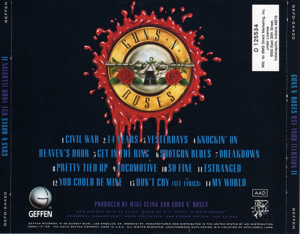 Guns N' Roses : Use Your Illusion II (CD, Album, Club)