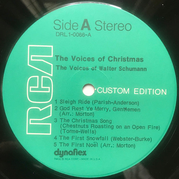 The Voices Of Walter Schumann : The Voices Of Christmas (LP, Album, RE, RM)