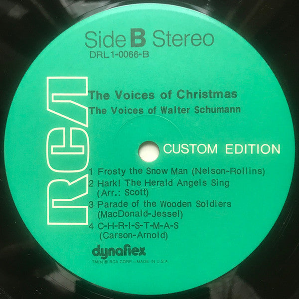 The Voices Of Walter Schumann : The Voices Of Christmas (LP, Album, RE, RM)