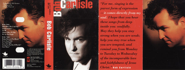 Bob Carlisle (2) : Bob Carlisle (Cass, Album)