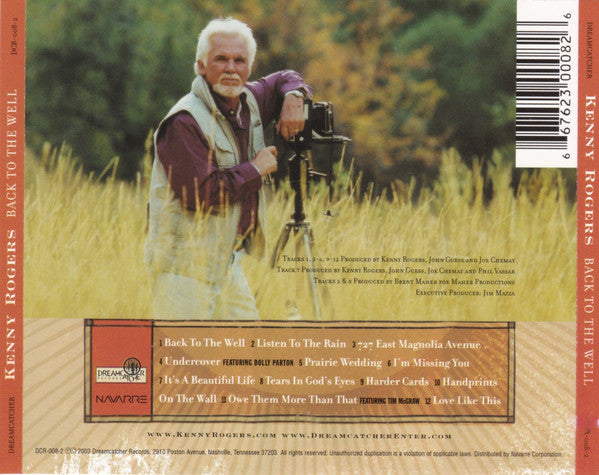 Kenny Rogers : Back To The Well (CD, Album)