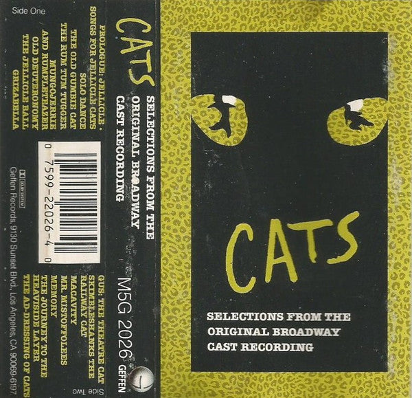 Andrew Lloyd Webber : Cats: Selections From The Original Broadway Cast Recording (Cass, Album)