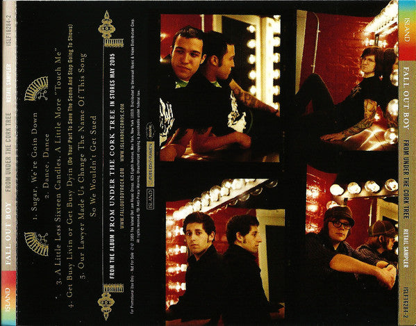 Fall Out Boy : From Under The Cork Tree (CD, Promo, Smplr)