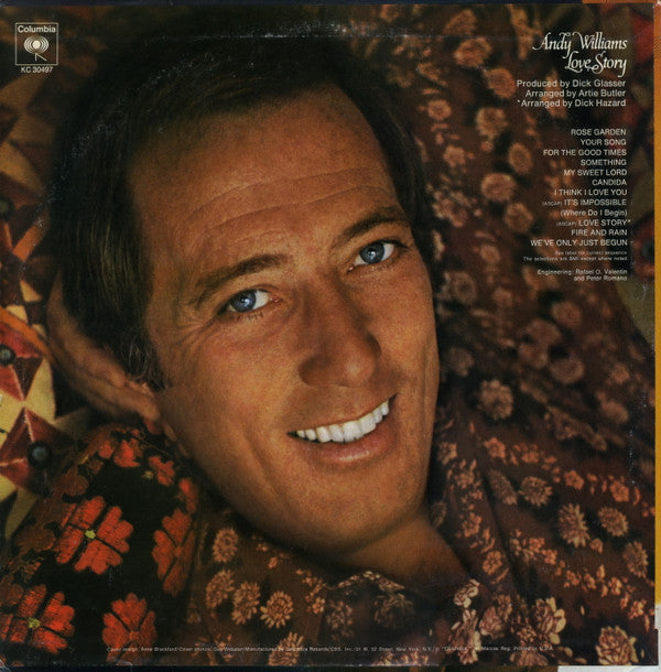 Andy Williams - Love Story (LP) (VG) - Endless Media
