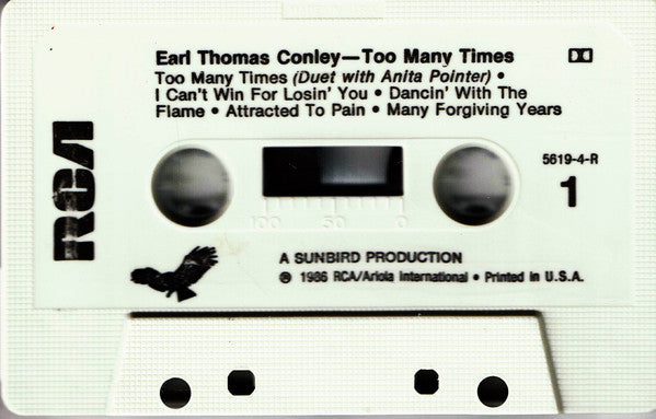 Earl Thomas Conley : Etc. Too Many Times (Cass, Album)