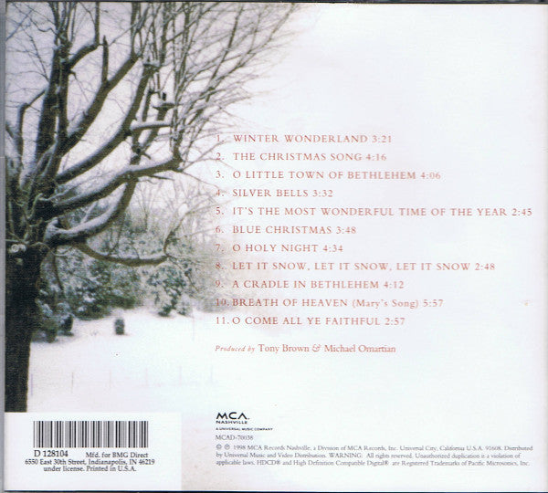 Vince Gill With Patrick Williams And His Orchestra : Breath Of Heaven: A Christmas Collection (HDCD, Album, Club)