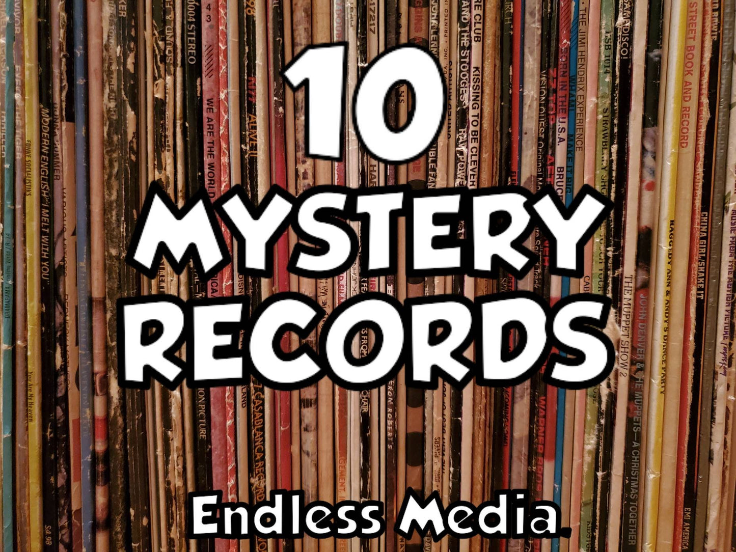10 Random Mystery 12" Vinyl Record Album EP LP Bundle Lot Box Grab Bag - Endless Media