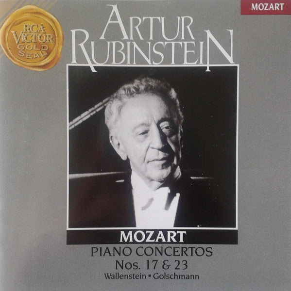 Wolfgang Amadeus Mozart - Arthur Rubinstein, Alfred Wallenstein, Vladimir Golschmann : Piano Concertos Nos. 17 & 23 (CD, Comp)