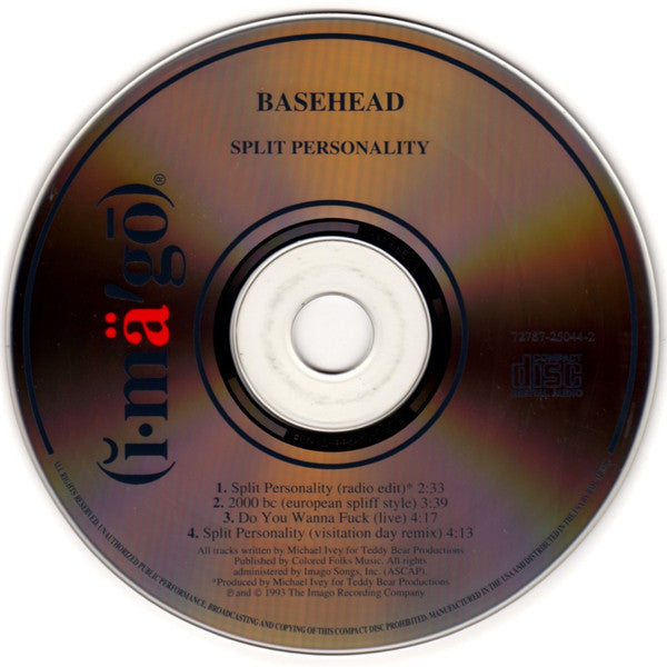 Basehead : Split Personality (CD, Single)