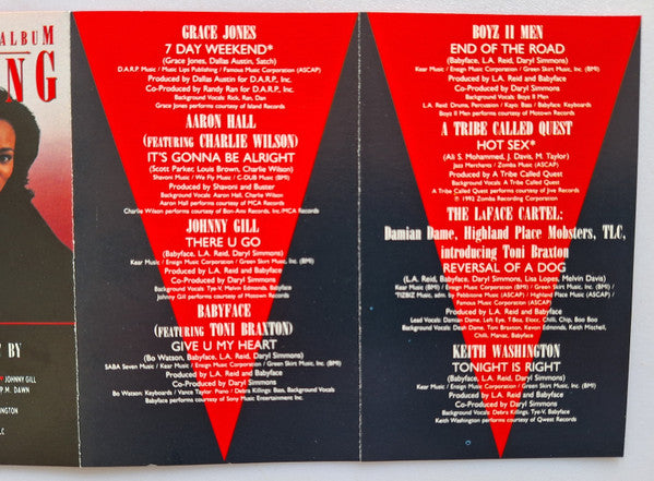 Various : Boomerang (Original Soundtrack Album) (Cass, Comp, Club)