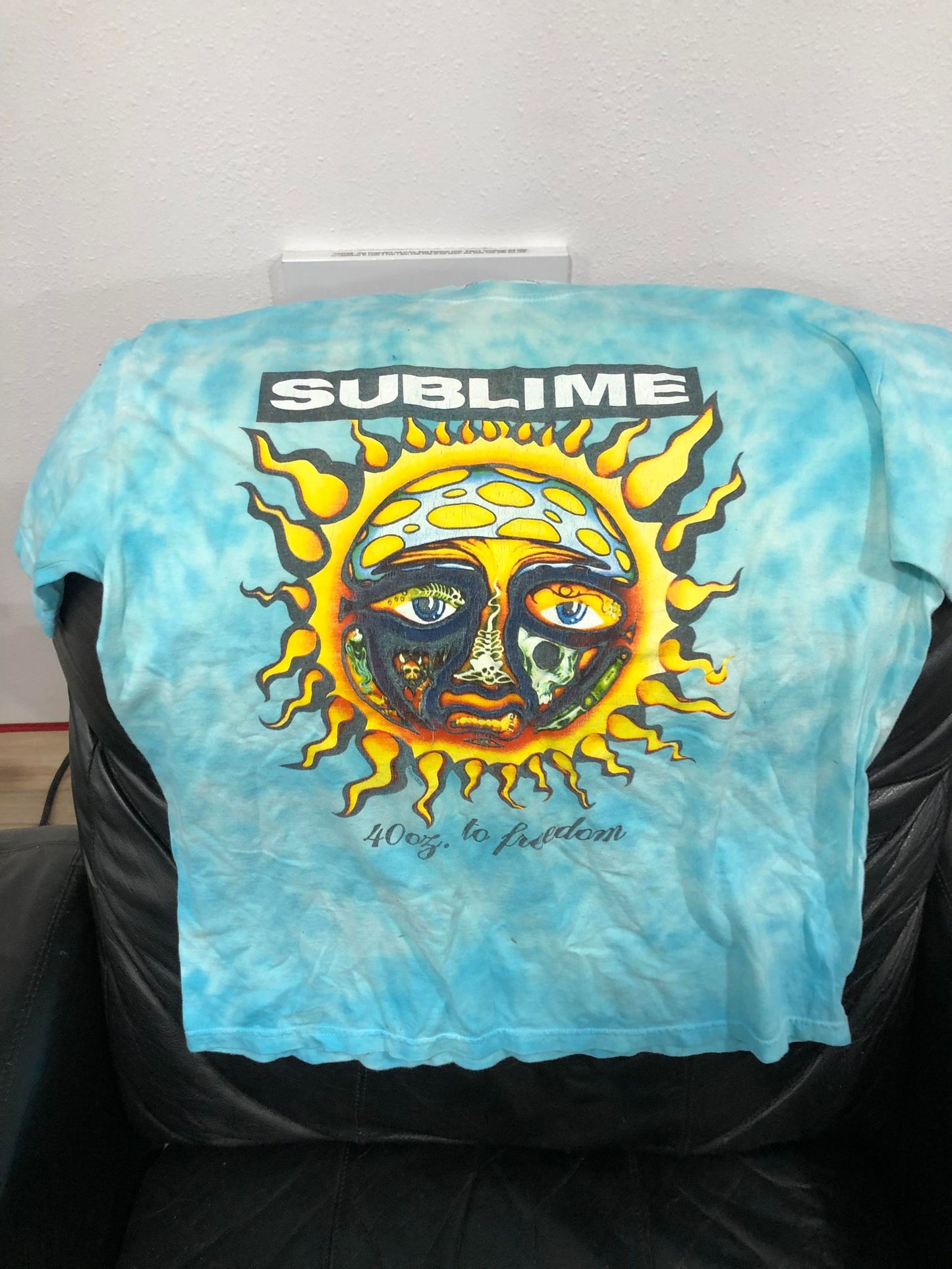 T-Shirt Sublime 40 oz to Freedom Blue Large Ska Punk Reggae Band - Endless Media