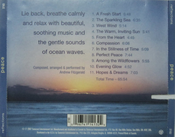 Andrew Fitzgerald (2) : Peace: Music For Relaxation (CD, Album)