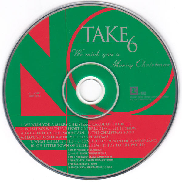Take 6 : We Wish You A Merry Christmas (CD, Album, WMO)
