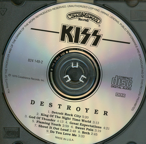 Kiss : Destroyer (CD, Album, RE, PMD)
