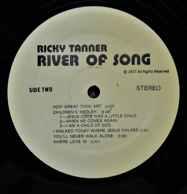 Ricky Tanner - River of Song (LP) (VG) - Endless Media