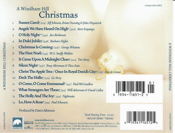Various : A Windham Hill Christmas (CD, Comp)