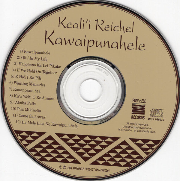 Keali'i Reichel - Kawaipunahele (CD) (VG+) - Endless Media