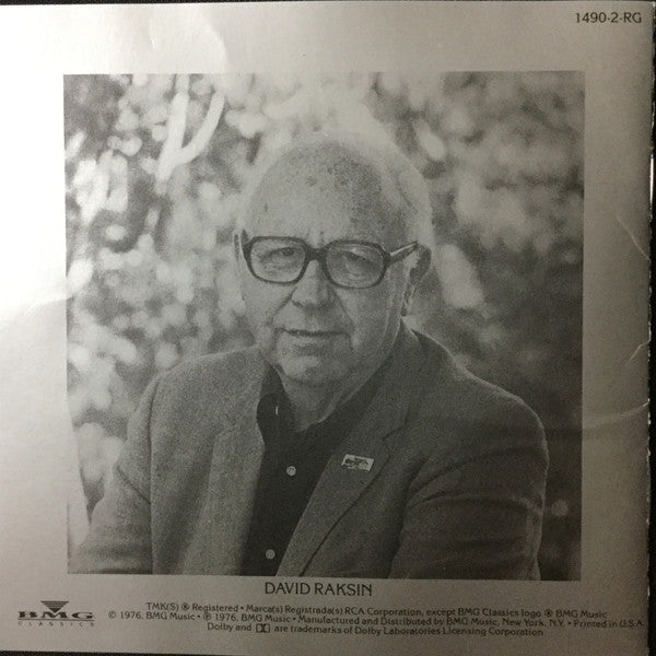 David Raksin, New Philharmonia Orchestra : David Raksin Conducts His Great Film Scores (CD, Album, RE)