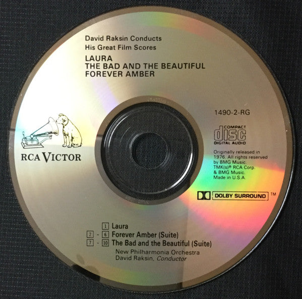 David Raksin, New Philharmonia Orchestra : David Raksin Conducts His Great Film Scores (CD, Album, RE)