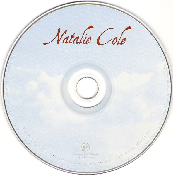 Natalie Cole : Ask A Woman Who Knows (CD, Album)