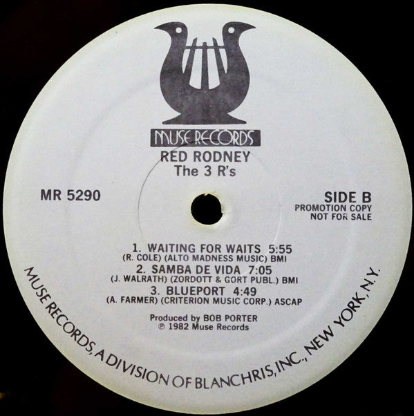 Red Rodney / Richie Cole / Ricky Ford - The 3 R's (LP) (VG+) - Endless Media