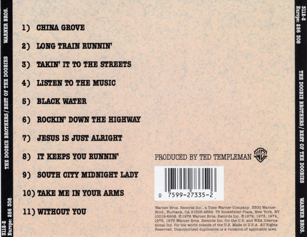 The Doobie Brothers : Best Of The Doobies (CD, Comp, RE, SRC)