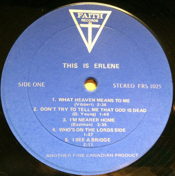 Earline Scevers - This Is Earline (LP) (G+) - Endless Media