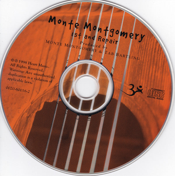 Monte Montgomery : 1st And Repair (CD, Album)