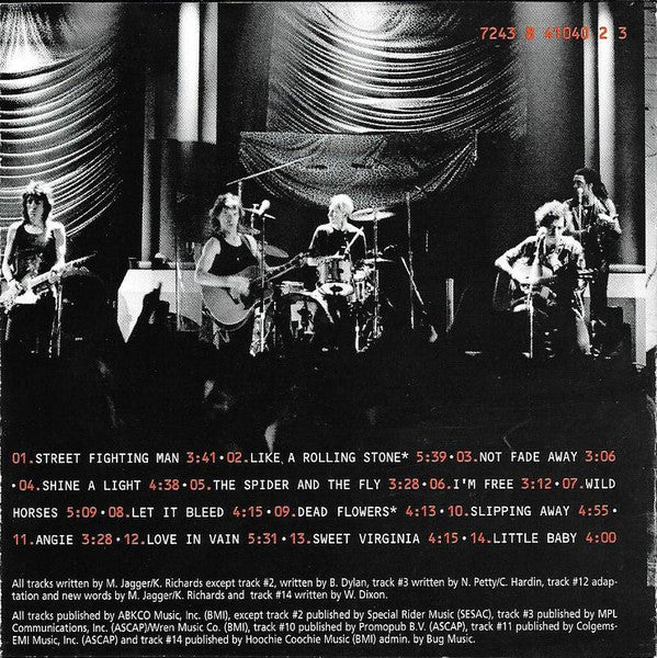 The Rolling Stones : Stripped (CD, Album, Enh, Promo)