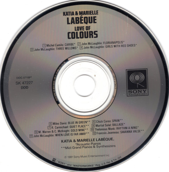 Katia Et Marielle Labèque : Love Of Colours (CD, Album)
