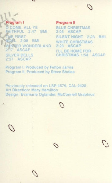 Elvis Presley : Blue Christmas (Cass, Comp)