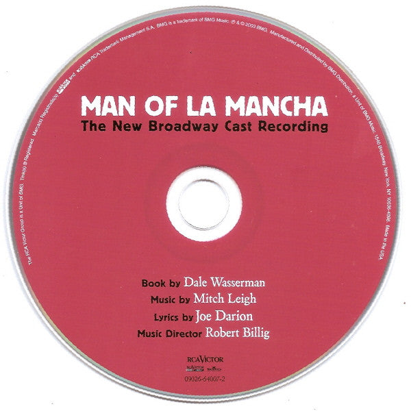 Brian Mitchell (2), Mary Elizabeth Mastrantonio, Ernie Sabella : Man Of La Mancha (The New Broadway Cast Recording) (CD, Album)