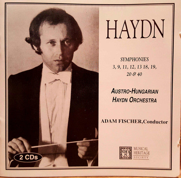Joseph Haydn, Austro-Hungarian Haydn Orchestra, Adam Fischer - Symphonies 3, 9, 11, 12, 13, 18, 19, 20 & 40 (2xCD) (VG+) - Endless Media