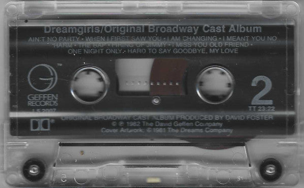 "Dreamgirls" Original Broadway Cast : Dreamgirls Original Broadway Cast Album (Cass, Album)