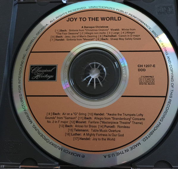 Various : Joy To The World: A Baroque Christmas (CD)