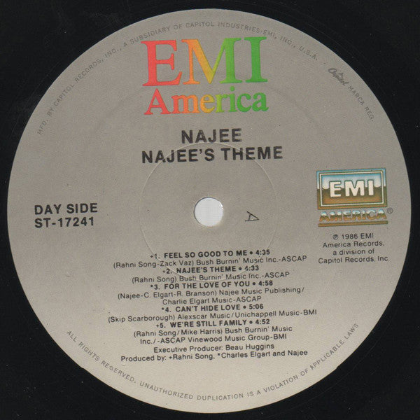 Najee : Najee's Theme (LP, Album, All)