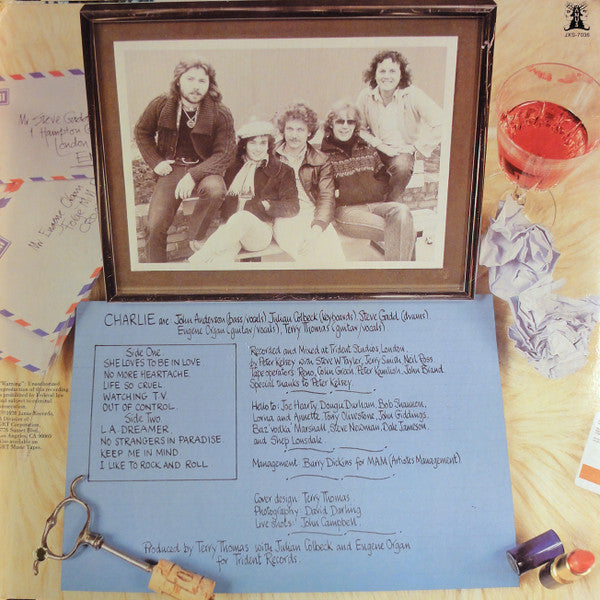 Charlie  - Lines (LP) (G+) - Endless Media