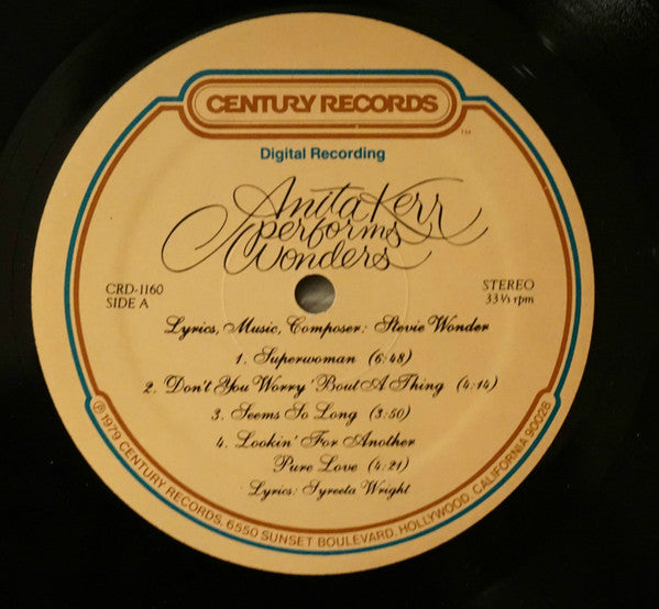 Anita Kerr : Anita Kerr Performs Wonders (LP, Album, Gat)