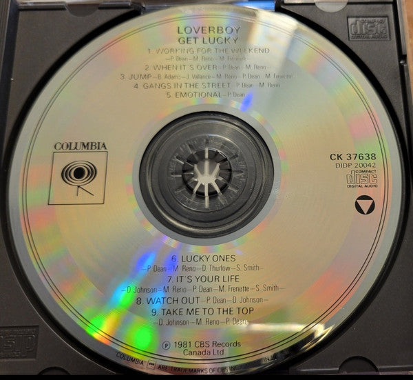 Loverboy : Get Lucky (CD, Album, RE)